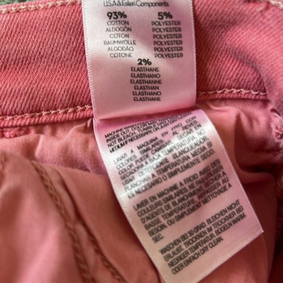 Mother The Hustler Ankle Fray Jeans Rose of Sharon Pink Wash Size 27 - Picture 10 of 10